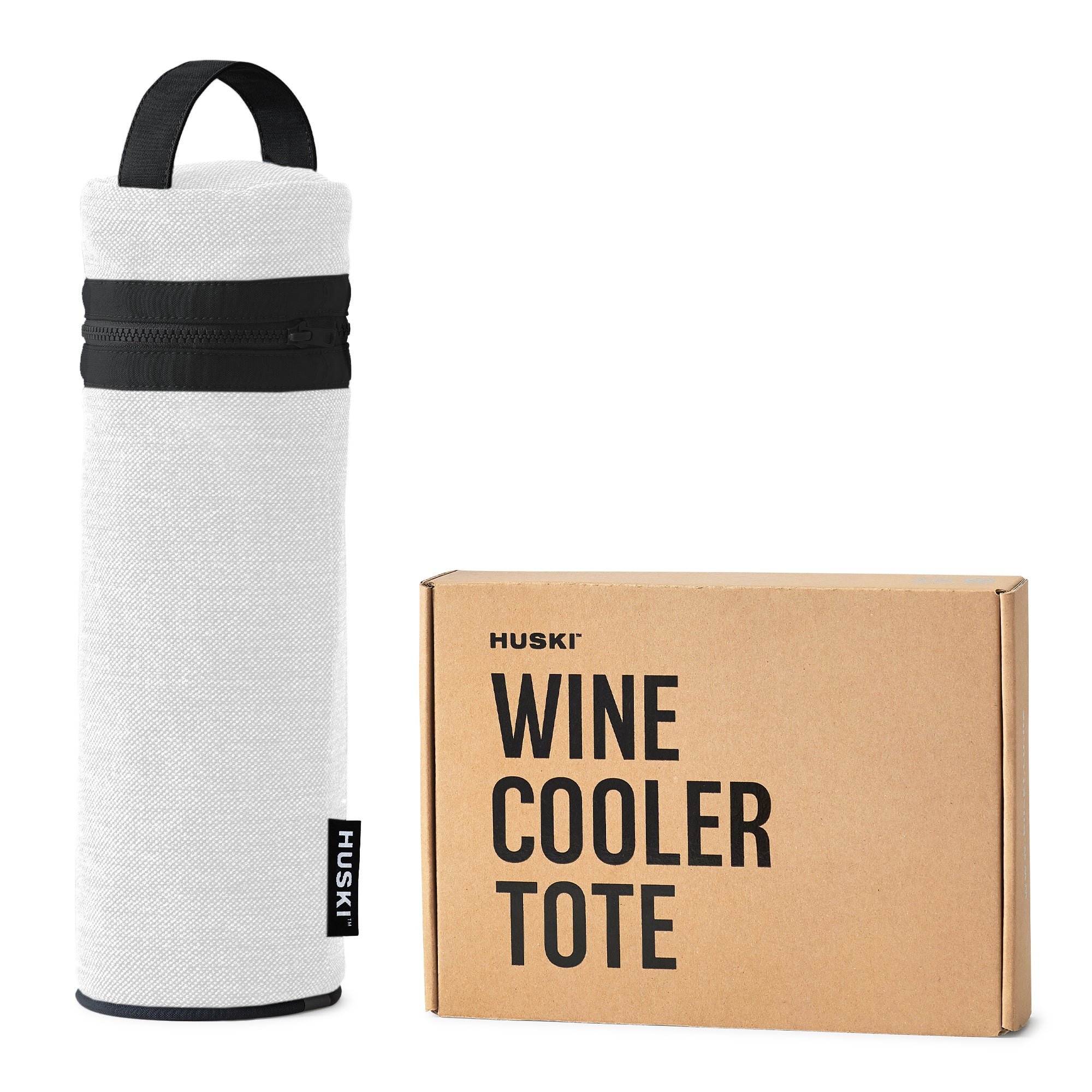 Huski Wine Cooler Tote White