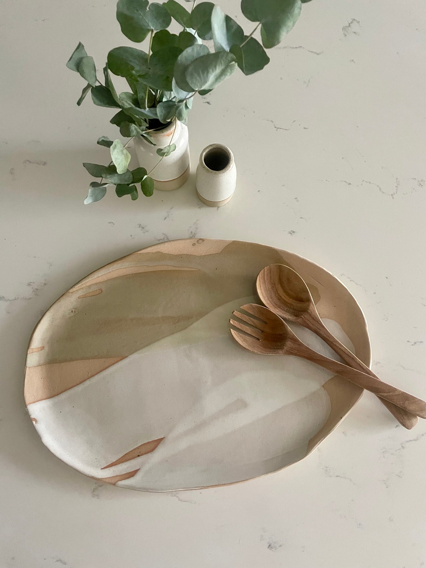 Handmade Ceramic Serving Plate