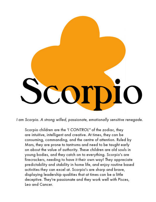 Zodiac Print Scorpio