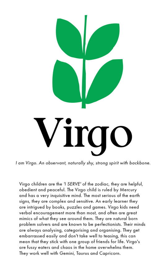 Zodiac Print Virgo