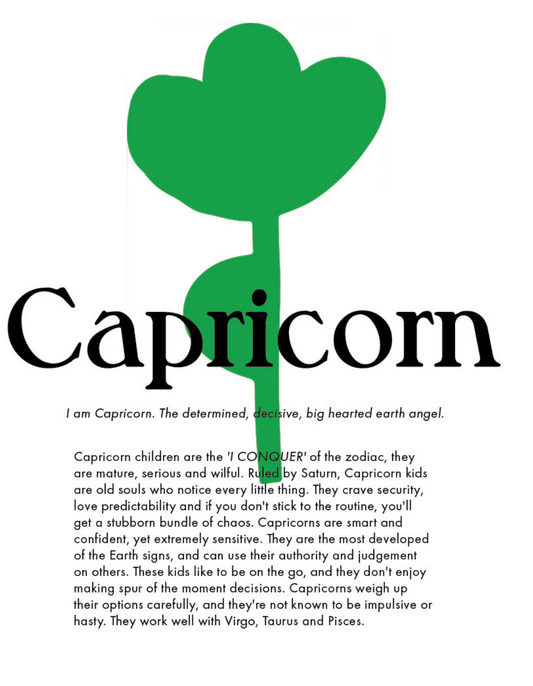 Zodiac Print Capricorn