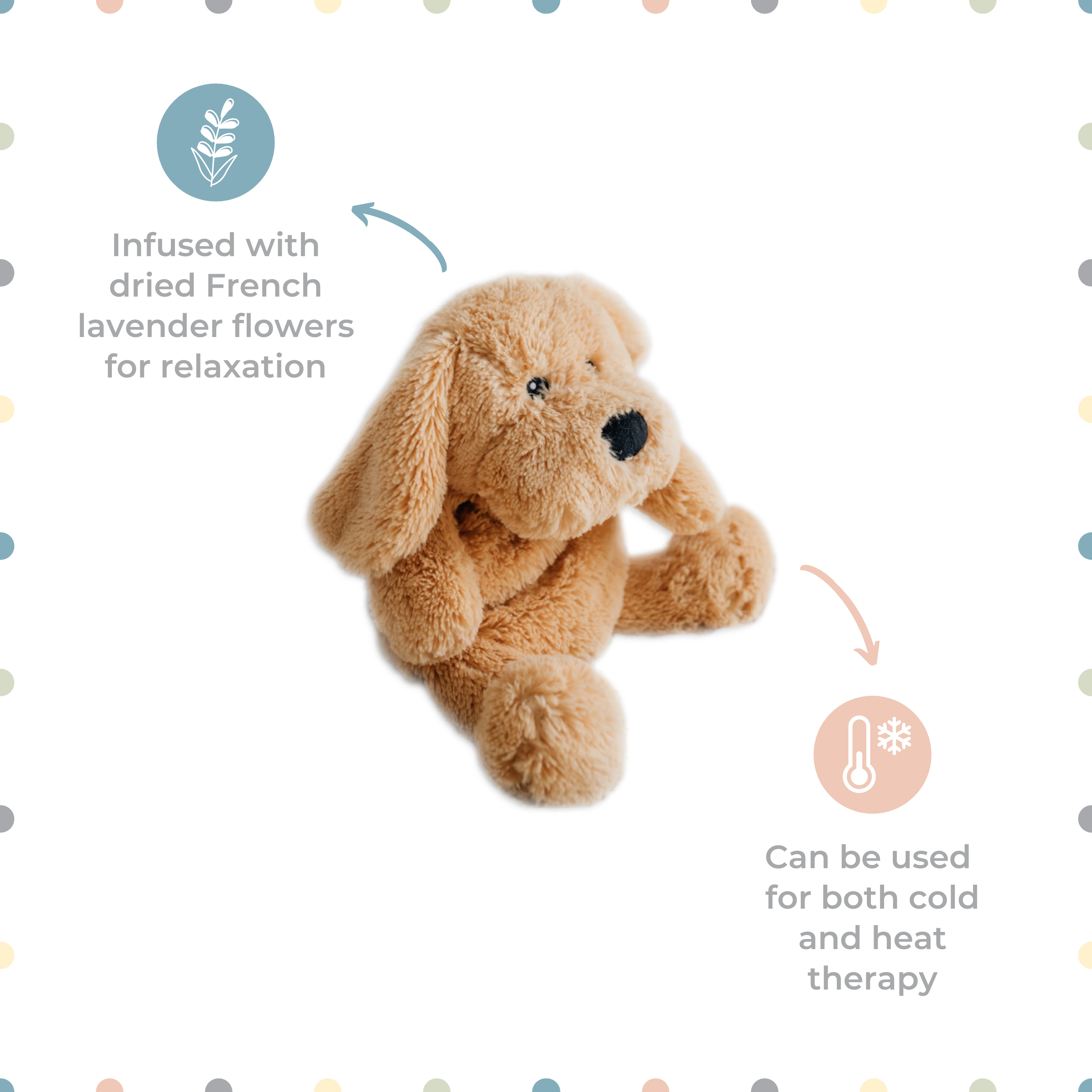 Mindful & Co Kids Charlie The Weighted Puppy Dog