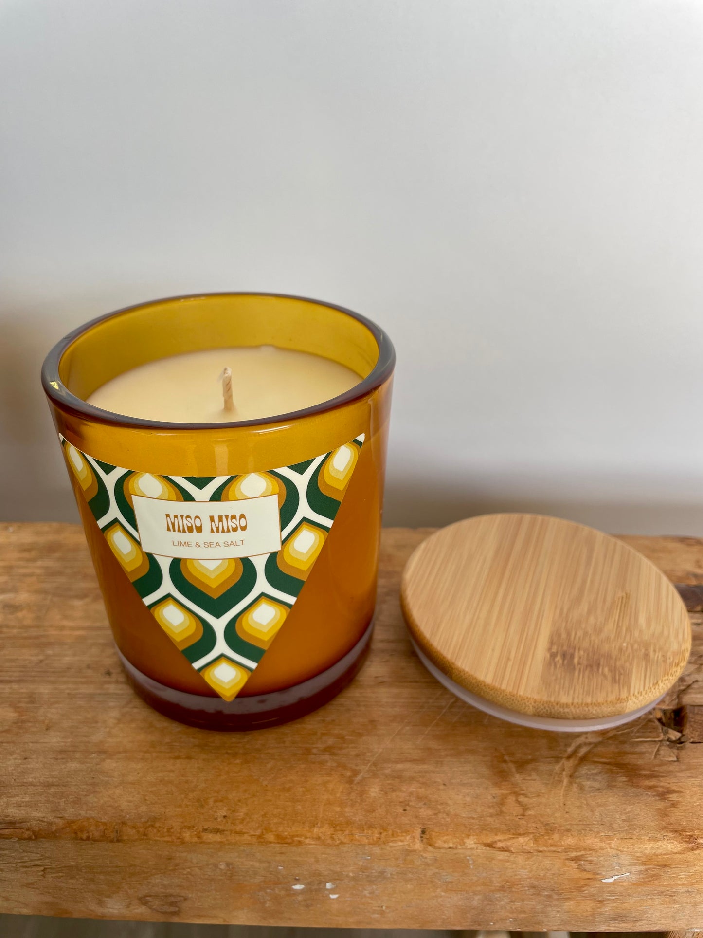 Miso Miso Scented Candle - Lime and Sea Salt